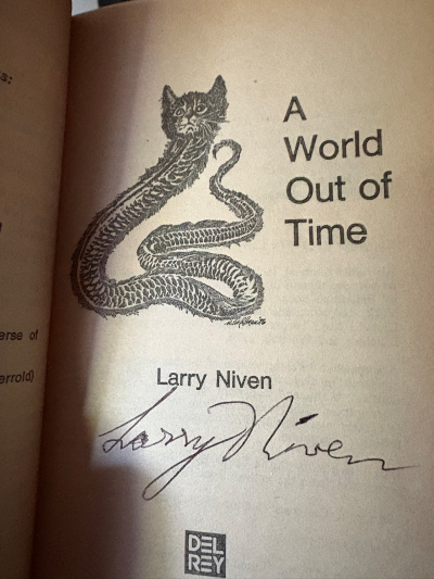 World out of Time - Signed by Larry Niven